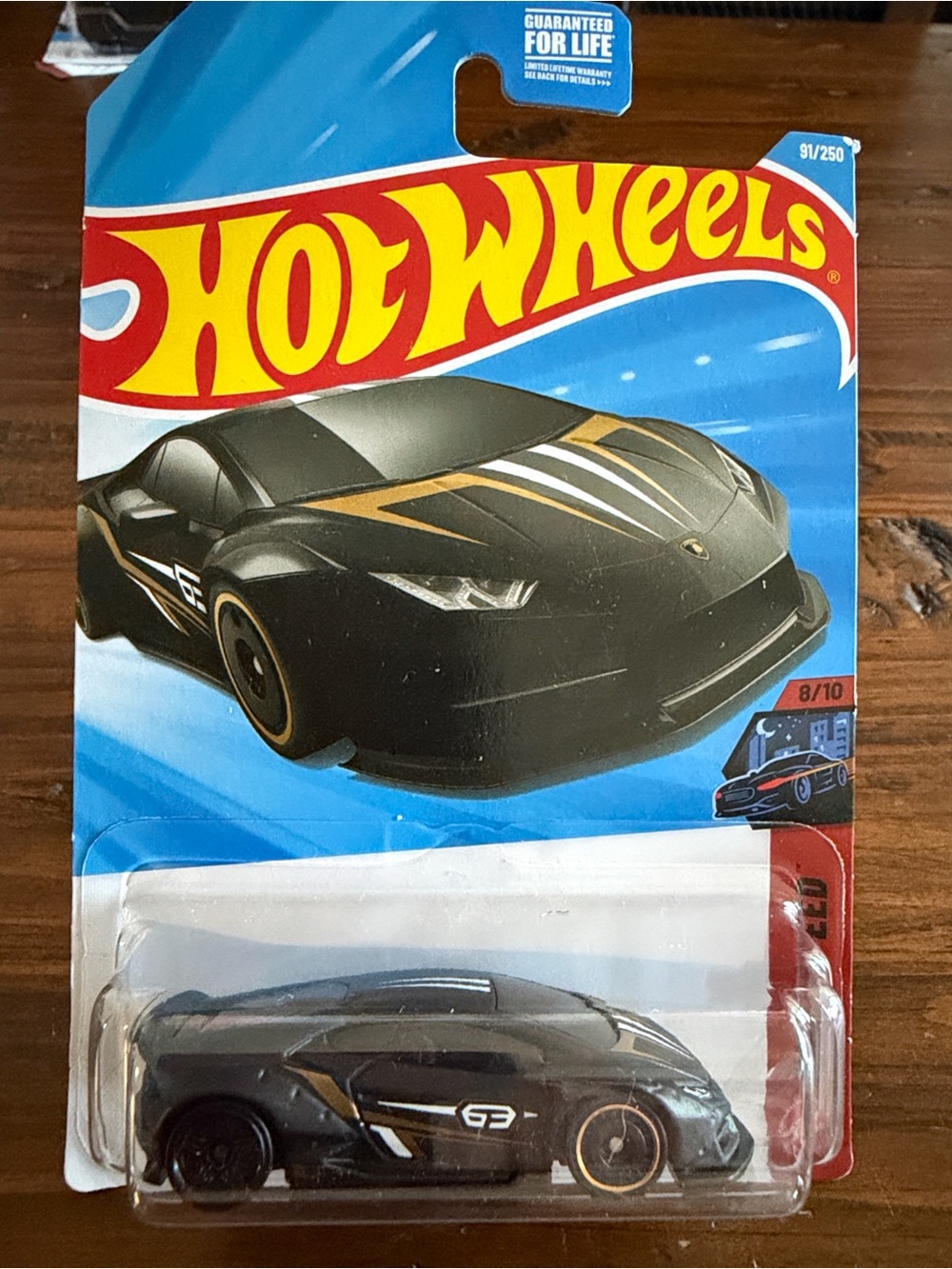 Hot Wheels Black Lamborghini Huracán EVO - Kids Toy Car